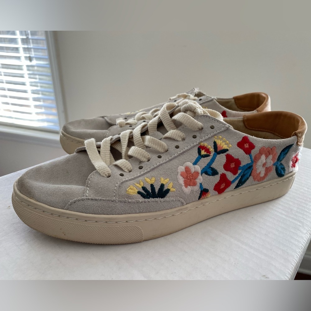 Soludos x Anthropologie embroidered Ibiza sneakers